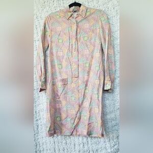 Vintage pastel coloured tunic xs/small